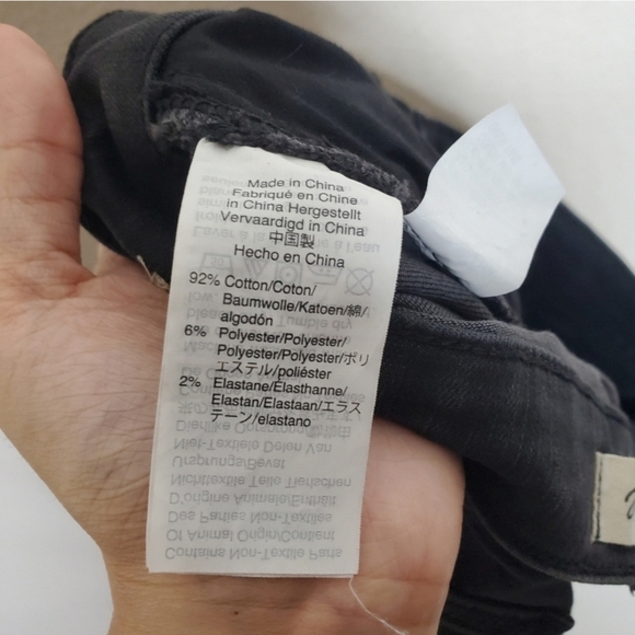 Madewell Black Scattered Metallic Dot High Rise Cali Demi Boot Cut Flare Jeans - Picture 13 of 15